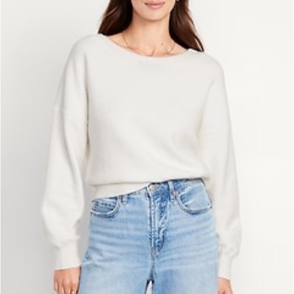 Sosoft Oversized Scoop Neck Sweater